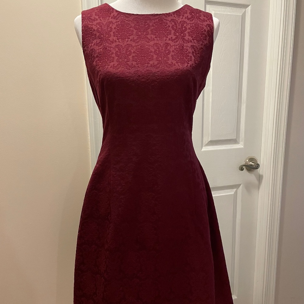 Jacquard mini sleeveless dress